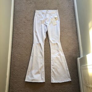White Flare Jean